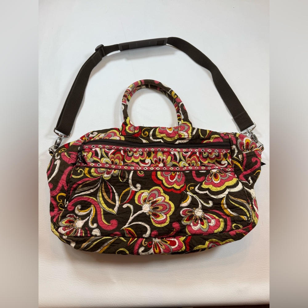 Vera Bradley Puccini weekender travel duffle bag retired 2013 pattern
